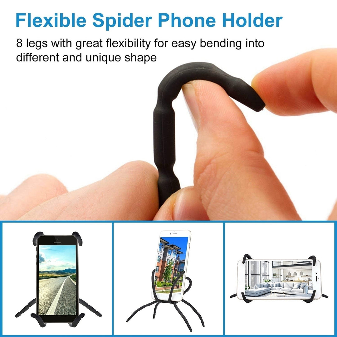 Flexible Spider Phone Stand Bendable Spider Phone Holder Phone Selfie Remote Cradle Image 4