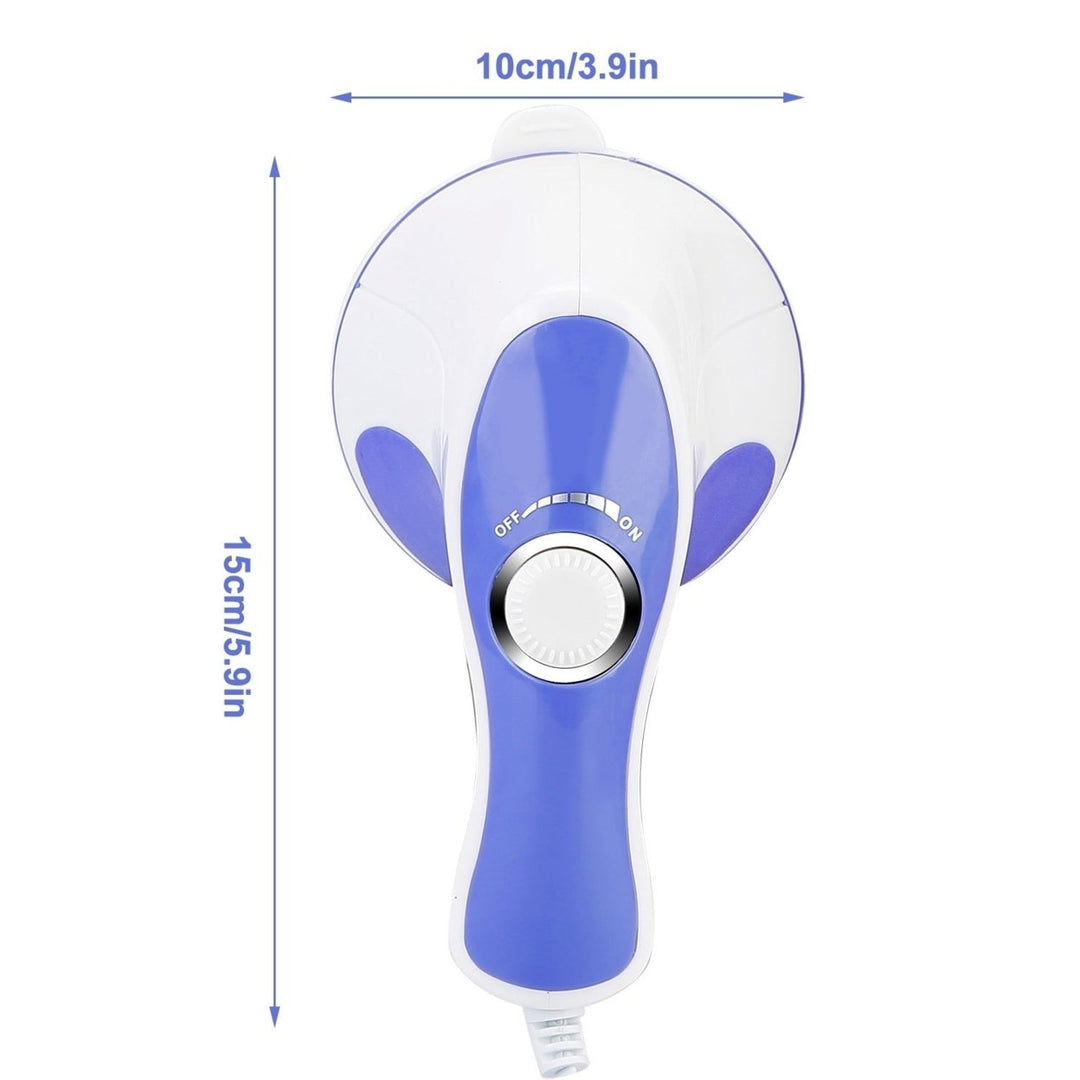 Electric Handheld Body Massager Full Body Vibrating Massager with 4 Interchangeable Massager Head Image 9