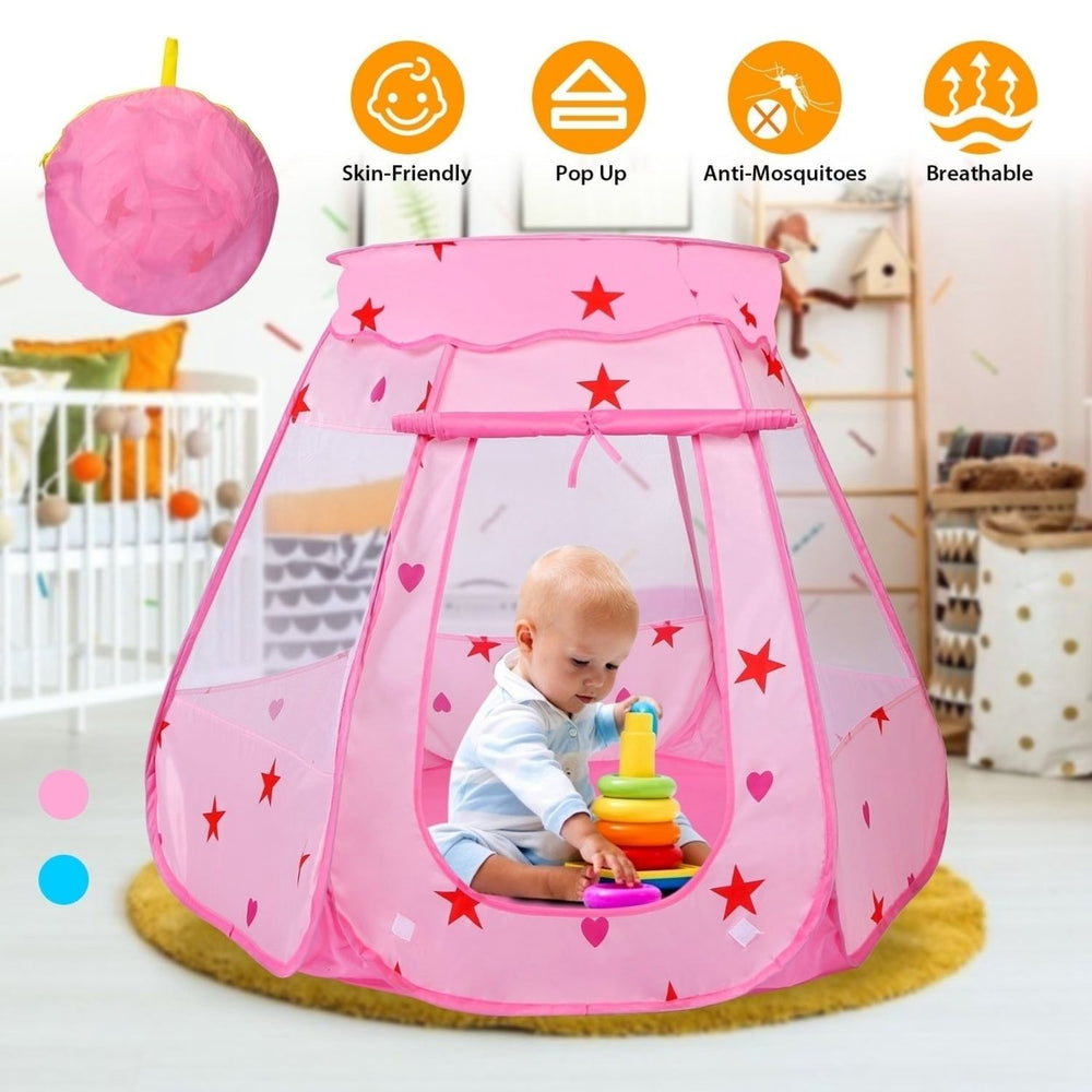 Kids Pop Up Game Tent Prince Princess Toddler Play Tent Indoor Outdoor Castle Game Play Tent Birthday Gift For Kids Image 2