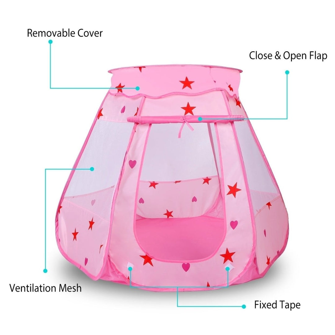 Kids Pop Up Game Tent Prince Princess Toddler Play Tent Indoor Outdoor Castle Game Play Tent Birthday Gift For Kids Image 4