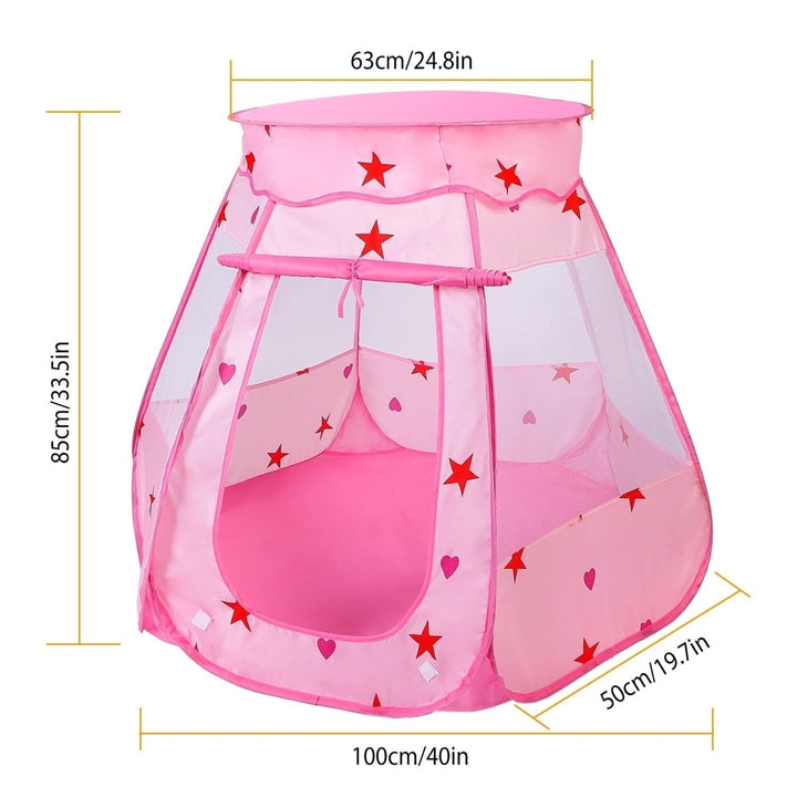 Kids Pop Up Game Tent Prince Princess Toddler Play Tent Indoor Outdoor Castle Game Play Tent Birthday Gift For Kids Image 4