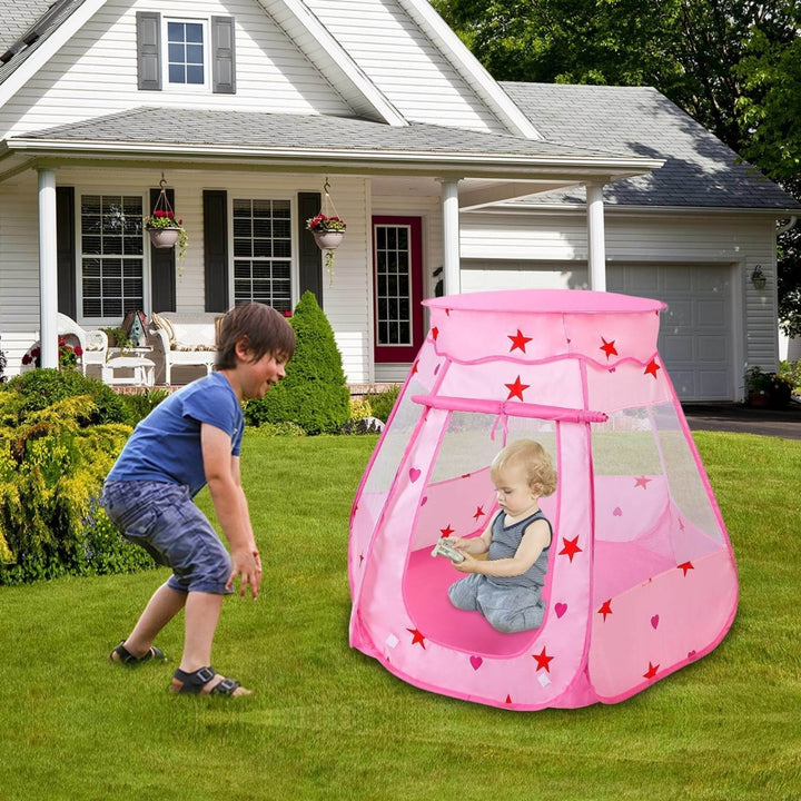 Kids Pop Up Game Tent Prince Princess Toddler Play Tent Indoor Outdoor Castle Game Play Tent Birthday Gift For Kids Image 7