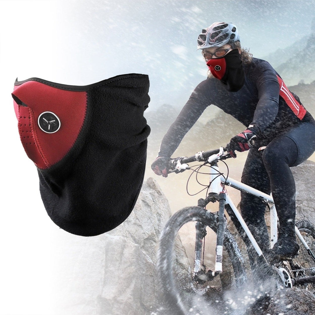 Half Face Mask Breathable Windproof Dustproof Neck Warmer for Bike Motorcycle Racing Image 1