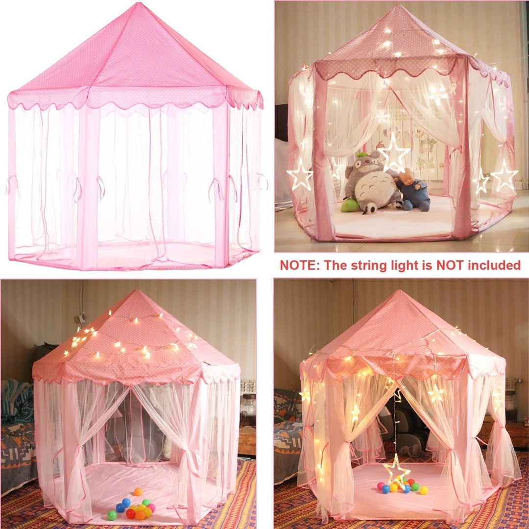 Kids Play Tents Princess for Girls Princess Castle Children Playhouse Indoor Outdoor Use Image 8