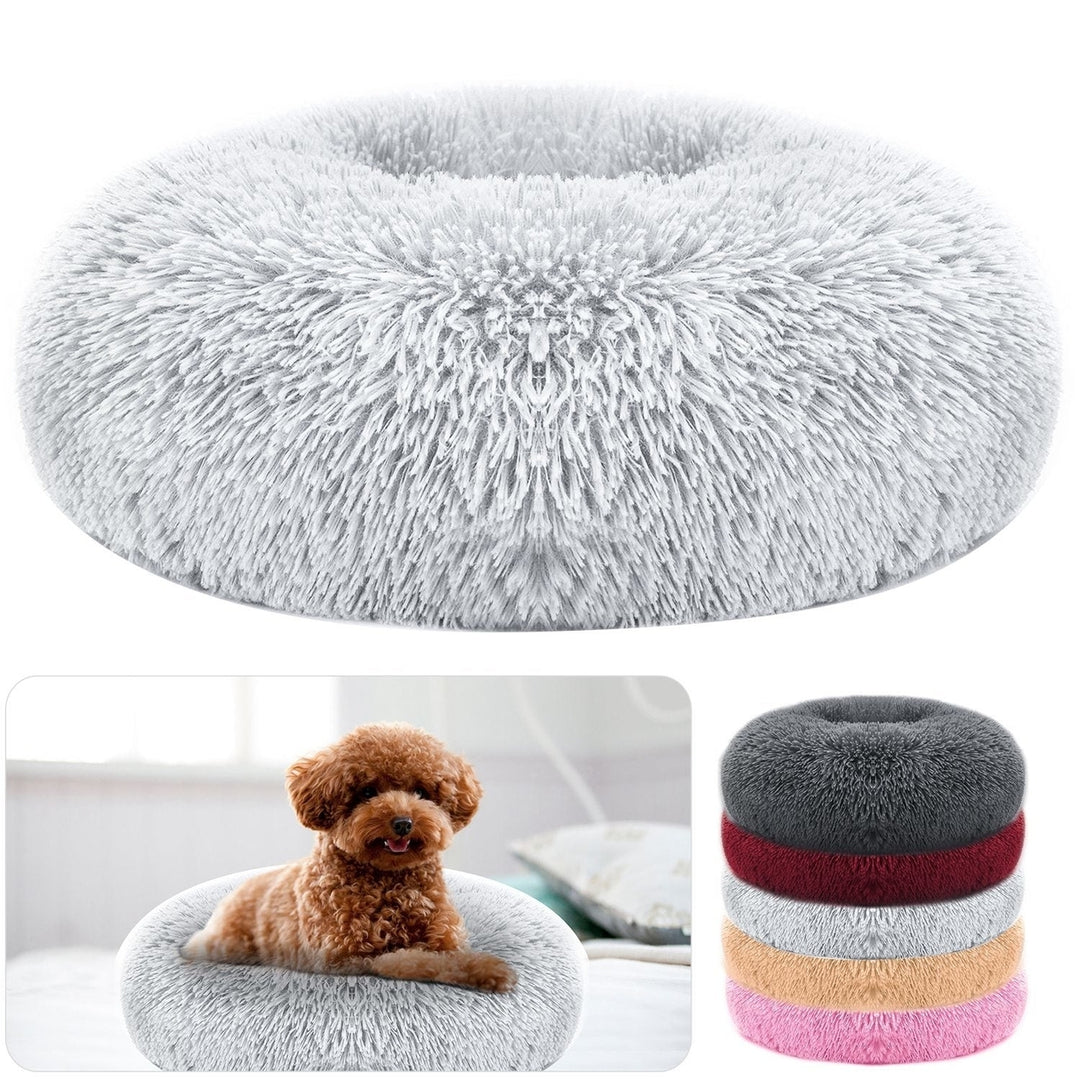 Pet Dog Bed Soft Warm Fleece Puppy Cat Bed Dog Cozy Nest Sofa Bed Cushion L Size Image 8