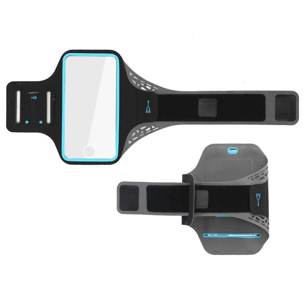 Phone Armband Case Sweat-resistant Armband Phone Holder 6.4in Max Phone Holder Adjustable Image 2