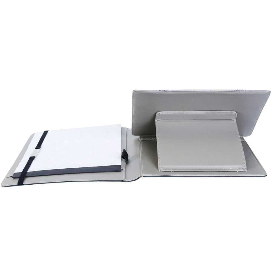 Organizer Case For 9.7in Tablet PC Business Tablet Portfolio with A5 Notepad Paper Pad Card Holder Image 1