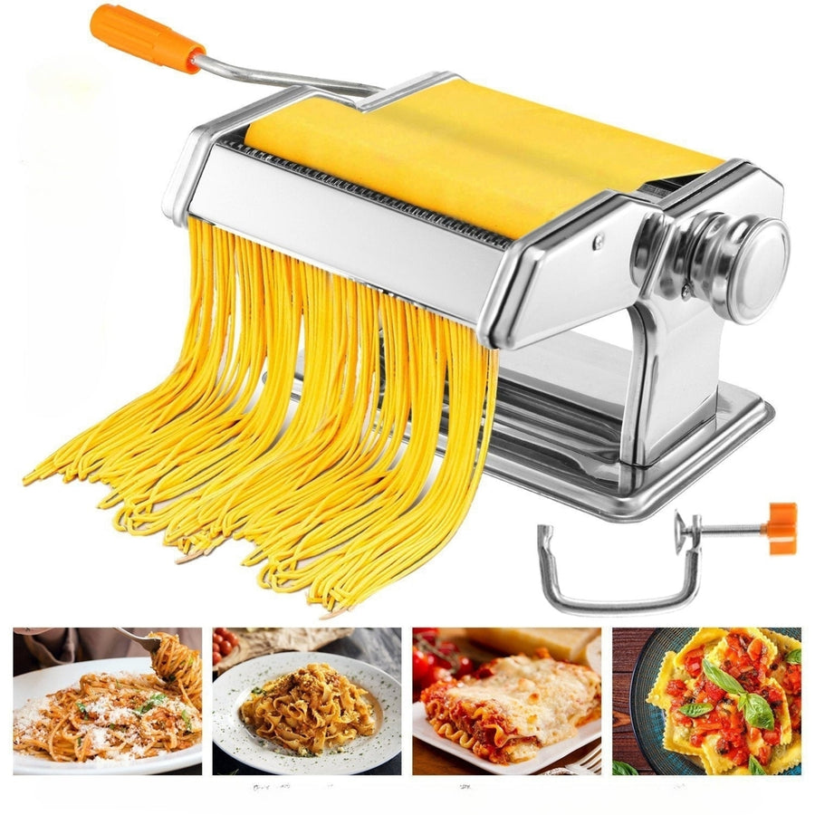 Pasta Maker Roller Machine Fettuccine Noodle Maker Image 1