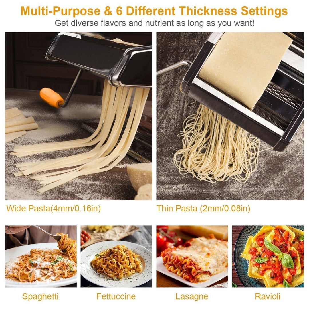 Pasta Maker Roller Machine Fettuccine Noodle Maker Image 4