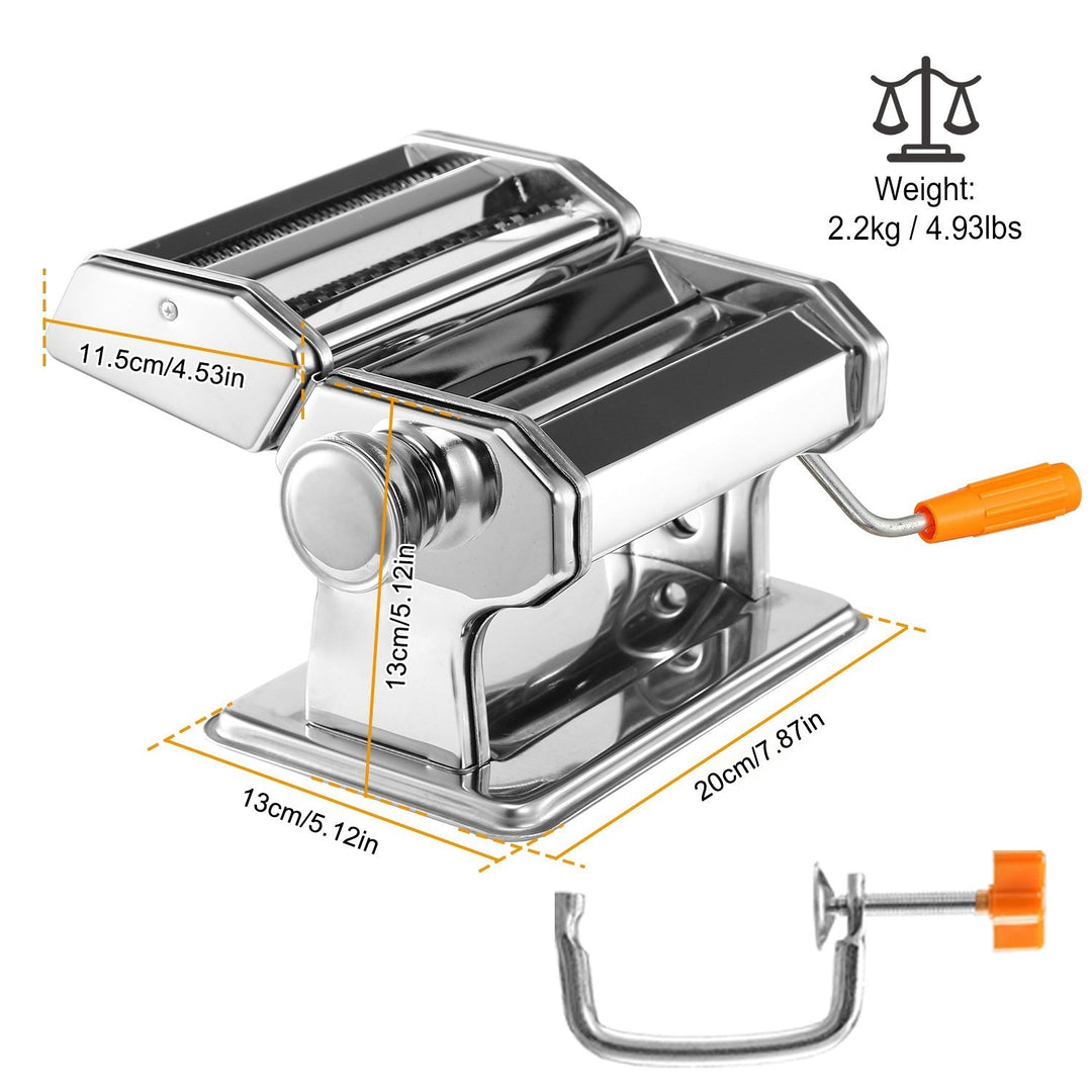 Pasta Maker Roller Machine Fettuccine Noodle Maker Image 7