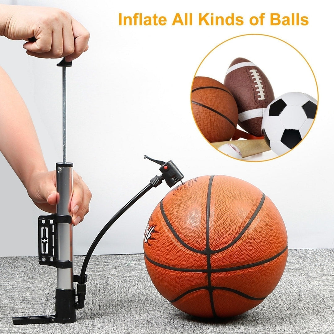 Mini Bike Pump Portable Bicycle Tire Inflator Ball Air Pump with Mount Frame For Mountain Road Bike Image 4