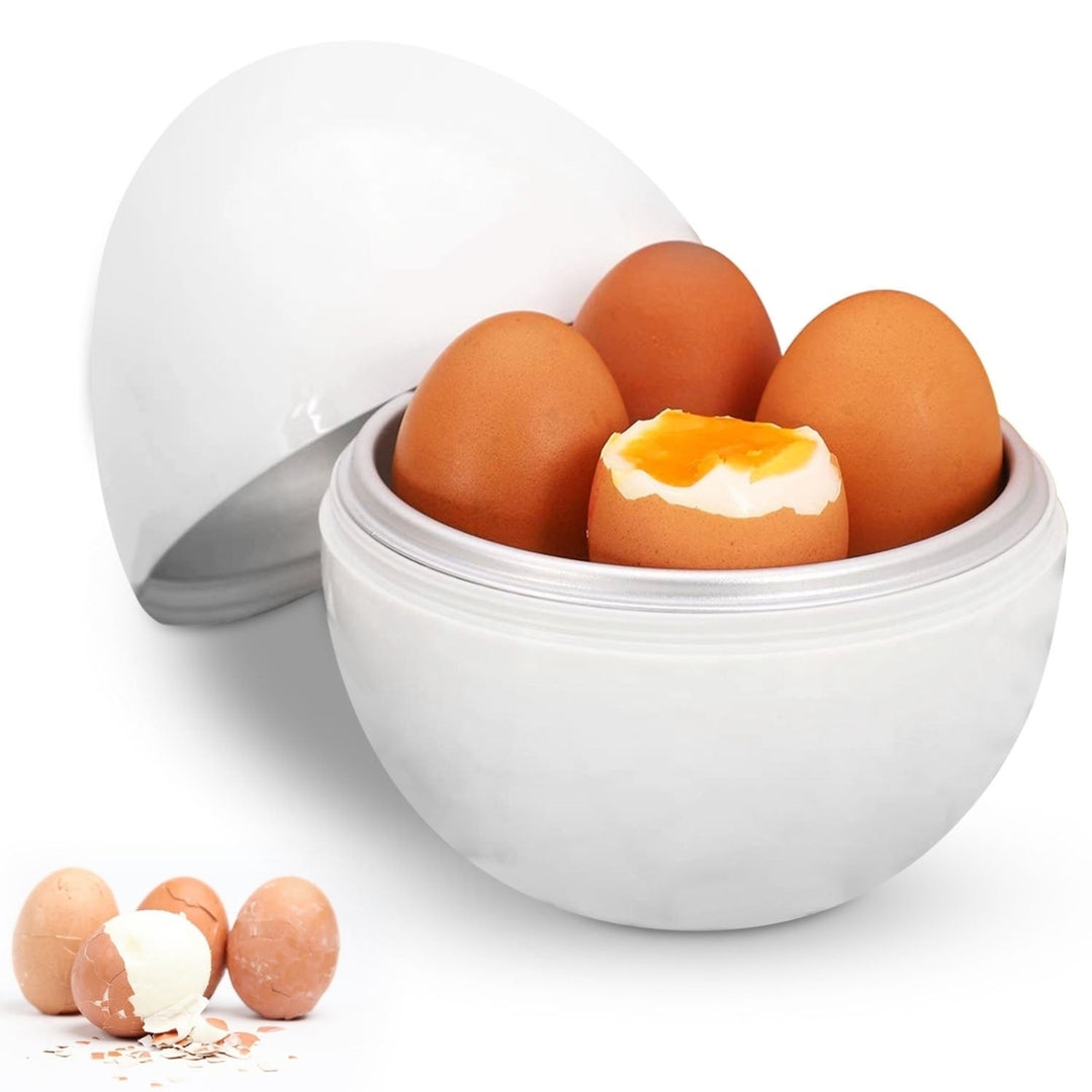 Microwave Egg Boiler Soft Medium Hard Egg Steamer Ball Shape Cooker Image 12