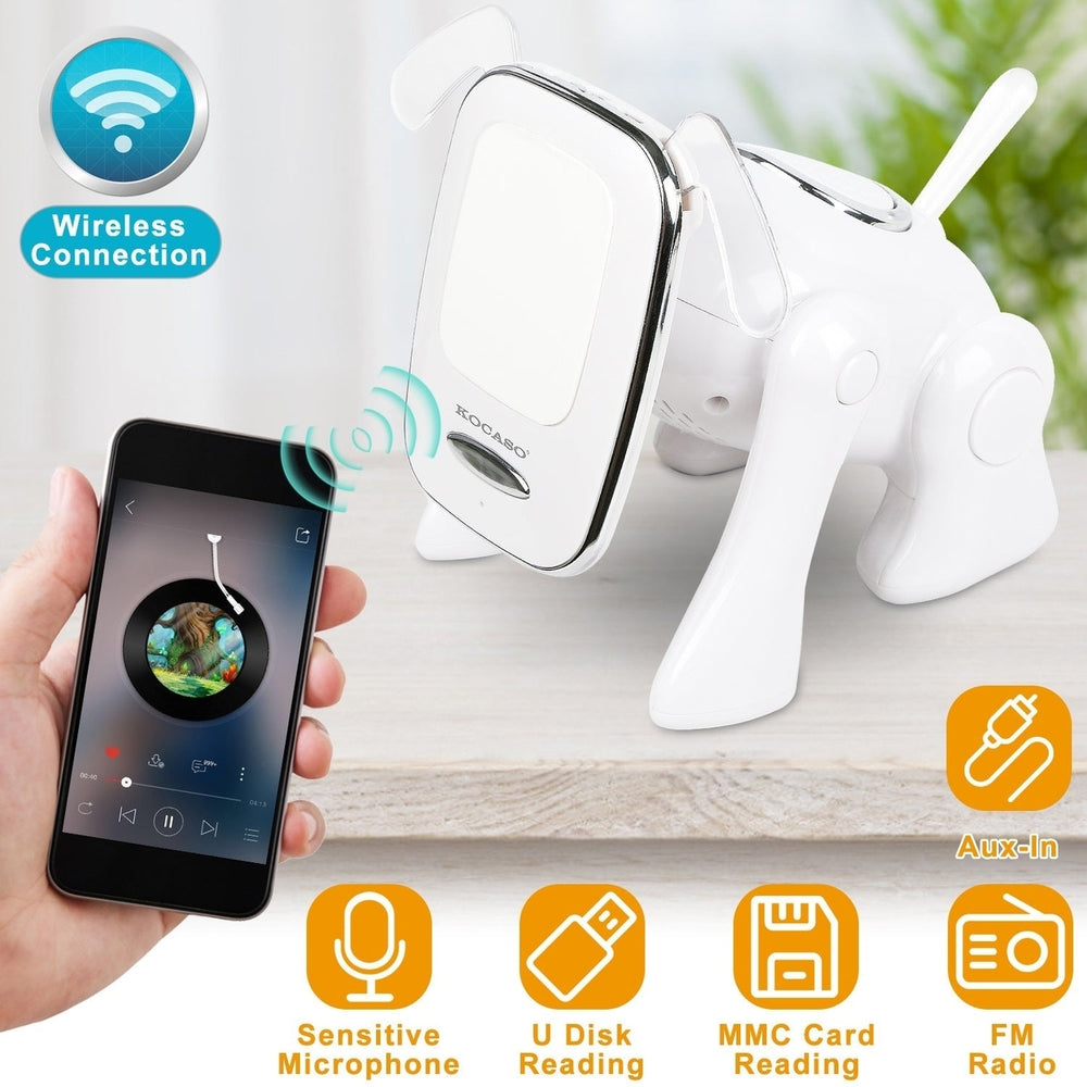 Puppy Dog Wireless Speaker Portable Mini Music Player Stereo Cute Animal Speaker Image 2