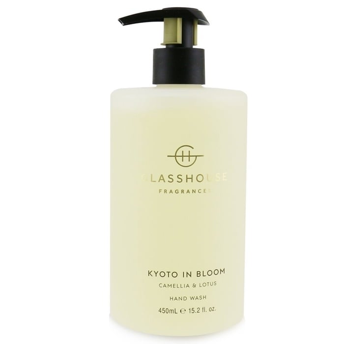 Glasshouse Hand Wash - Kyoto In Bloom (Camellia and Lotus) 450ml/15.2oz Image 1