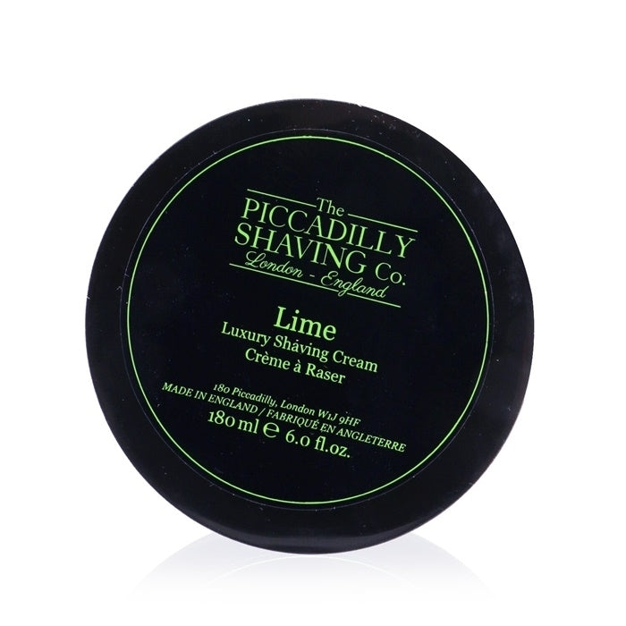 The Piccadilly Shaving Co. Lime Luxury Shaving Cream 180g/6oz Image 1