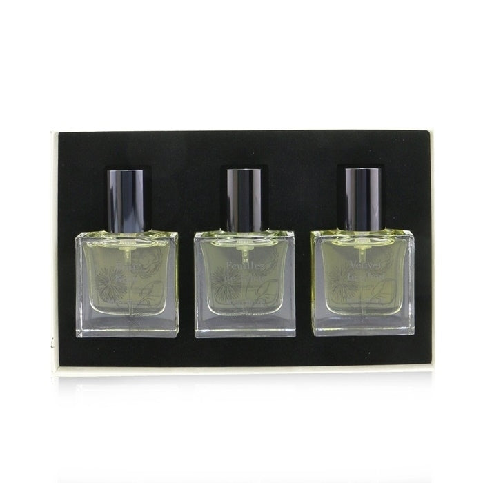 Miller Harris La Collection Voyage Pour Lui Eau De Parfum Spray Collection: Etui Noir + Feuilles De Tabac + Vetiver Image 1