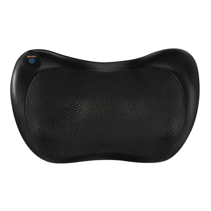 Back Neck Massage Pillow Kneading Massager In Car Thermotherapy Massage Pillow with Car Charger US Plug Image 1