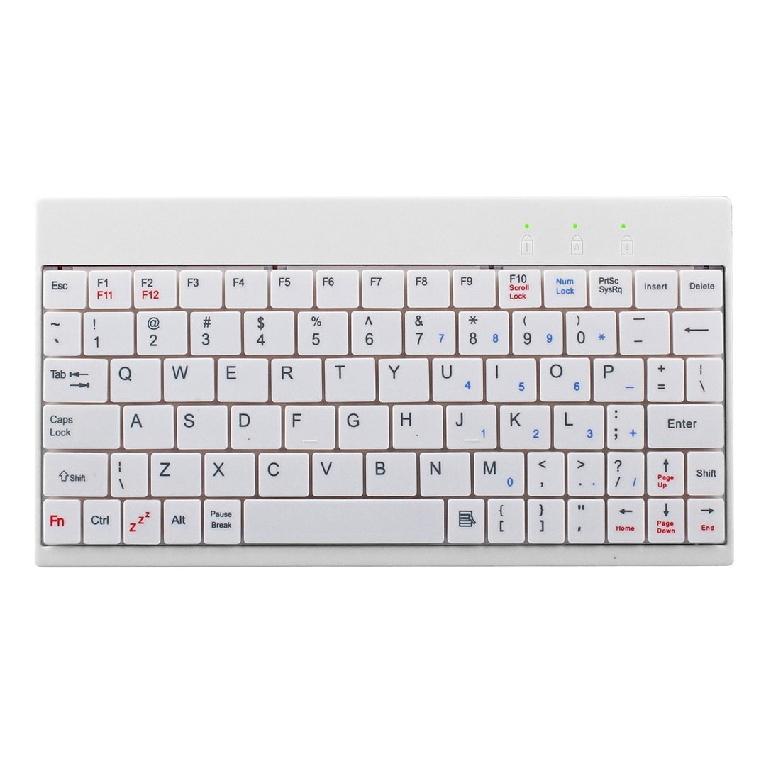 80 Keys Wired Keyboard Mini USB Connector Keyboard Portable Durable Keyboard with Carry Bag Image 9