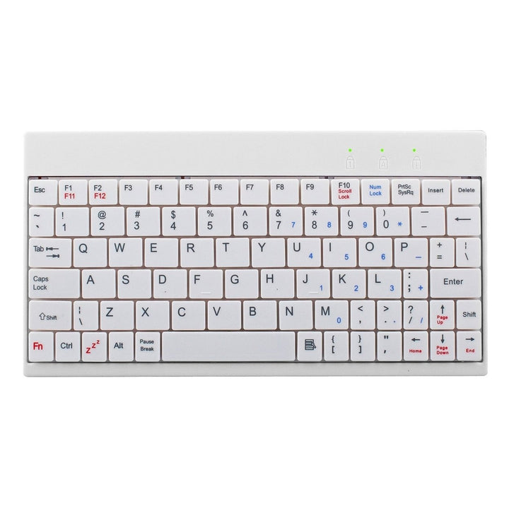 80 Keys Wired Keyboard Mini USB Connector Keyboard Portable Durable Keyboard with Carry Bag Image 1