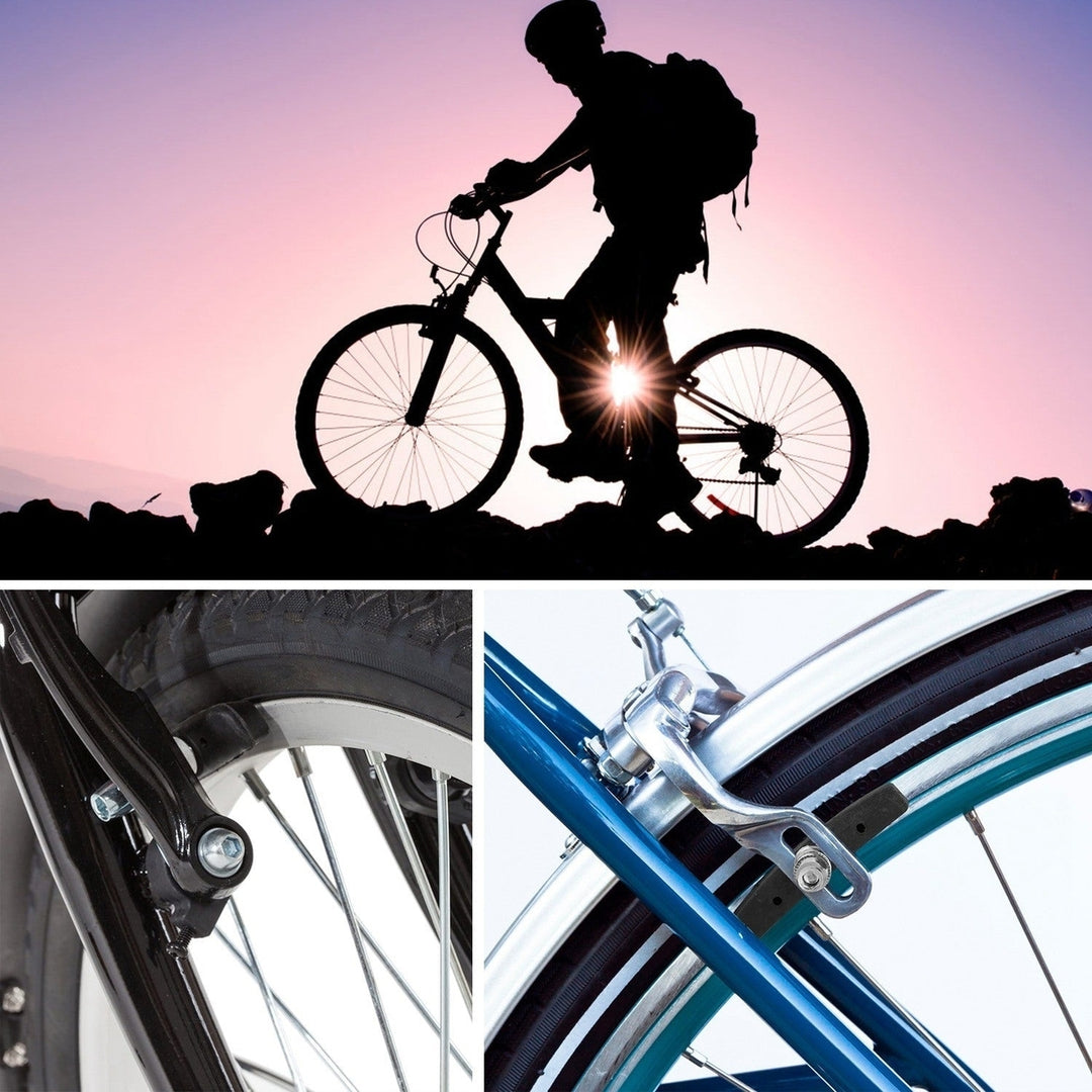5 Pairs V Bike Brake Pads Road Mountain Bicycle V-Brake Blocks Set 70mm Non-Slip V Bicycle Stop Caliper Image 7