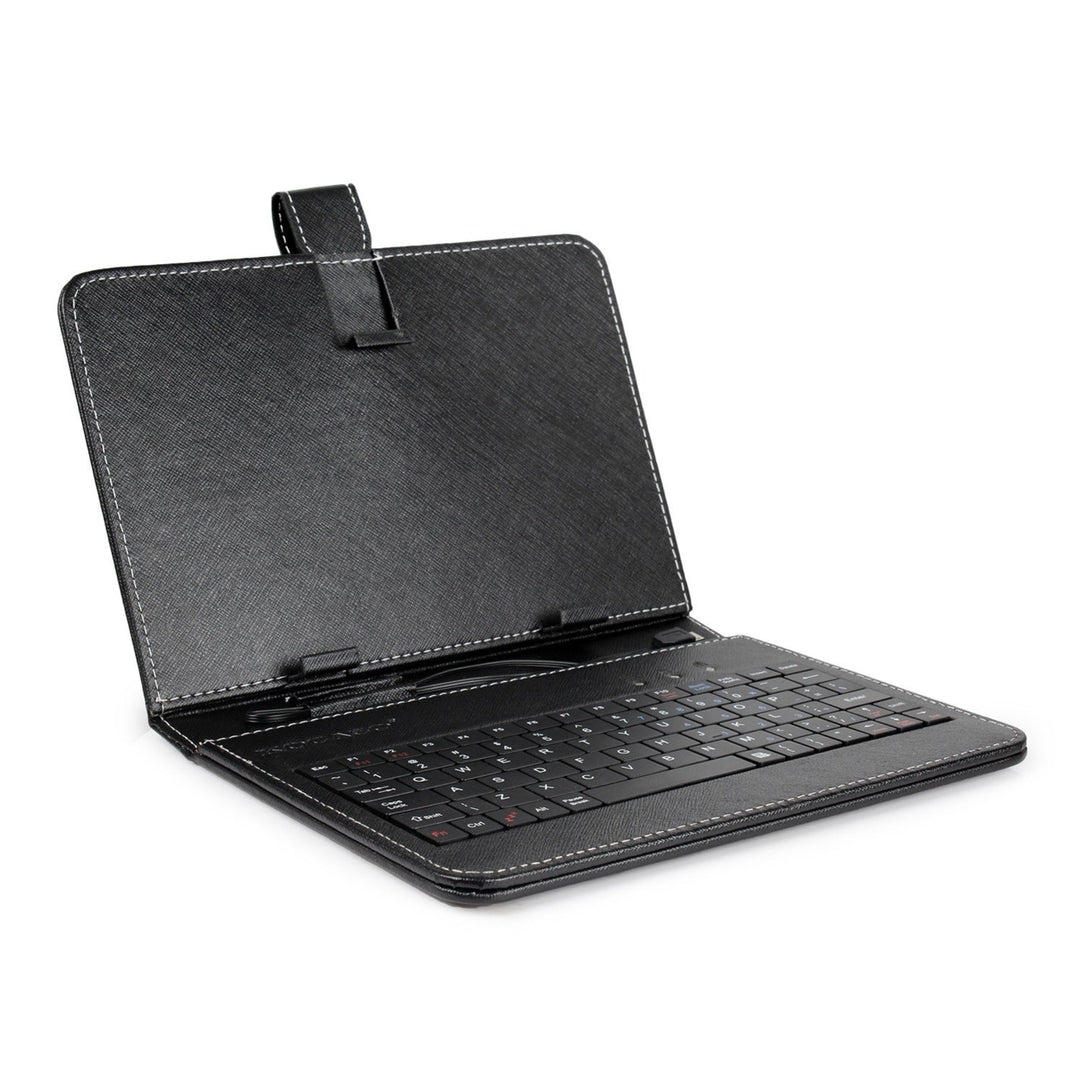 7.9in Protective Keyboard Case with Keyboard PU Leather Back Stand Tablet Cover via USB 2.0 Cable Image 1
