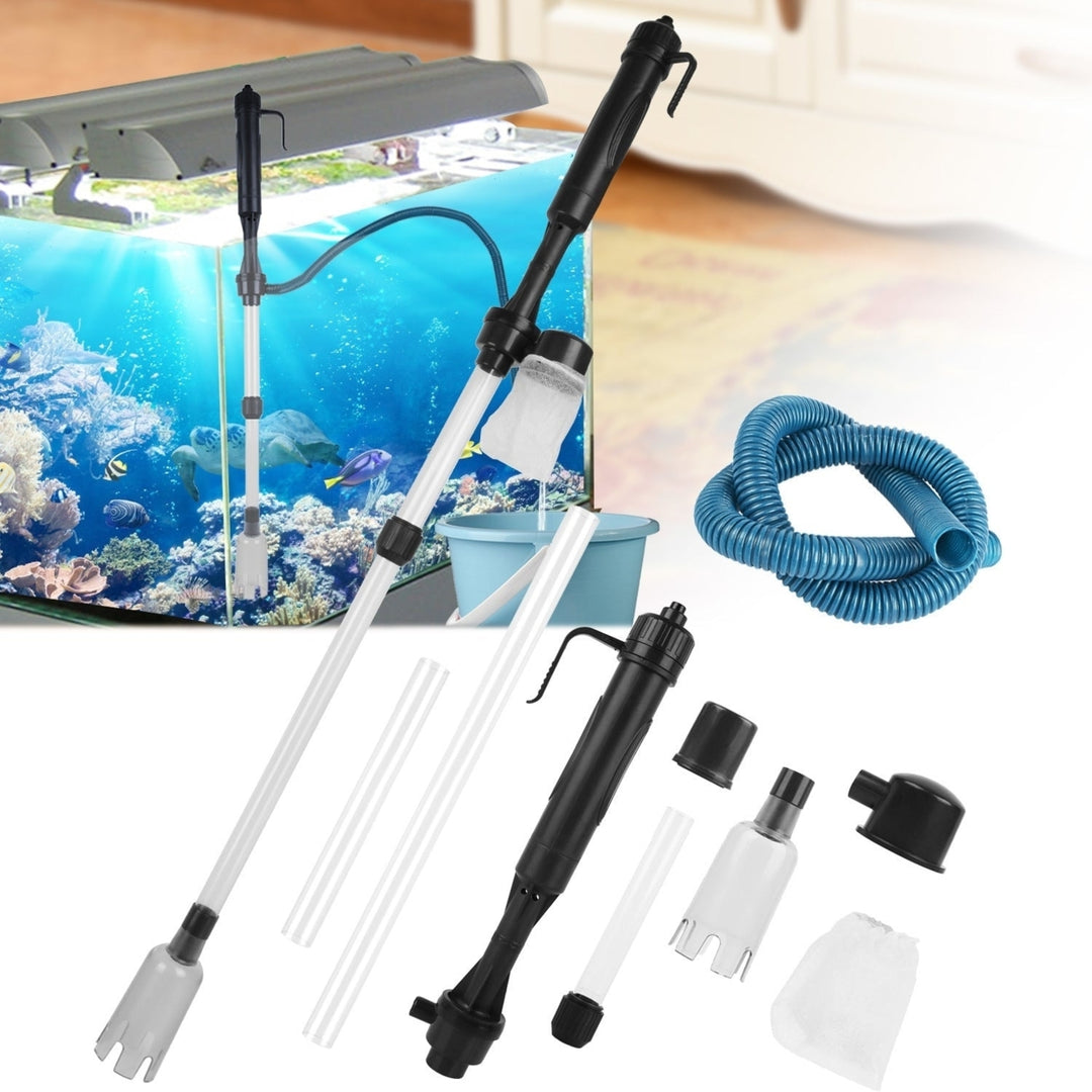 Battery-Operated Aquarium Vacuum Gravel Cleaner Image 2