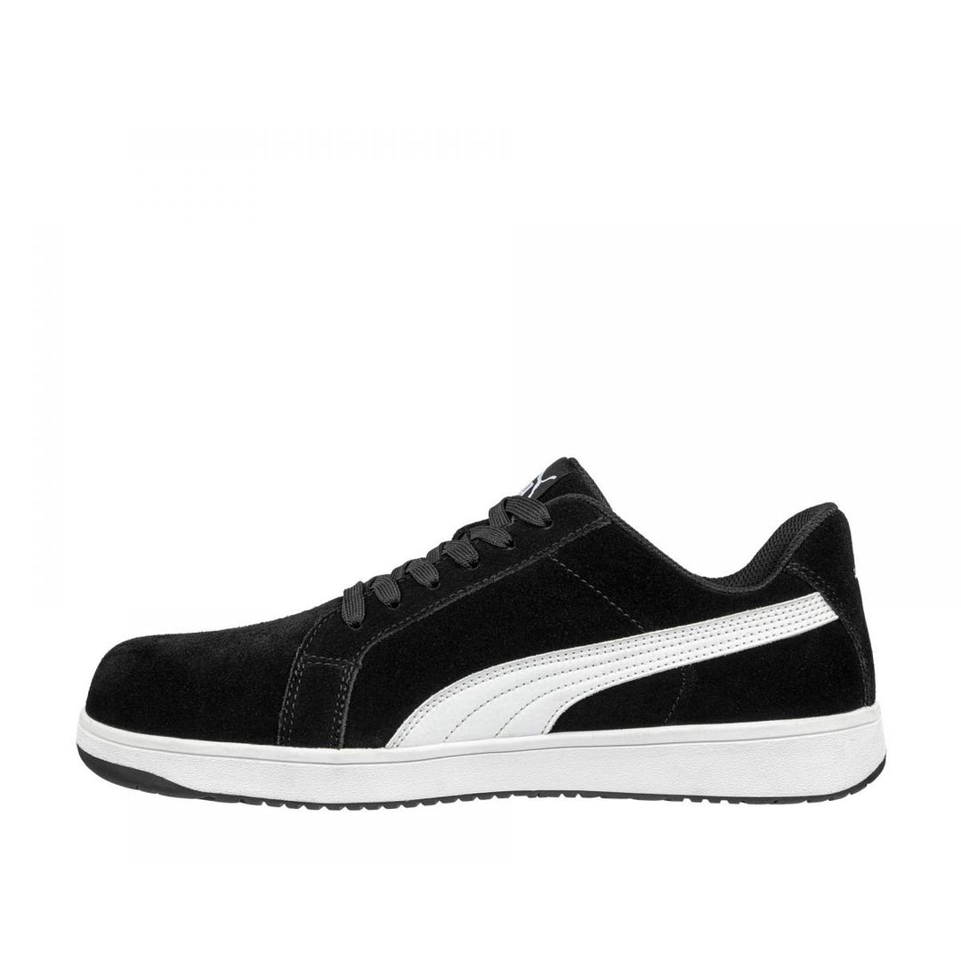 PUMA Safety Womens Iconic Low Composite Toe EH Work Shoes Black Suede - 640115 BLACK Image 4