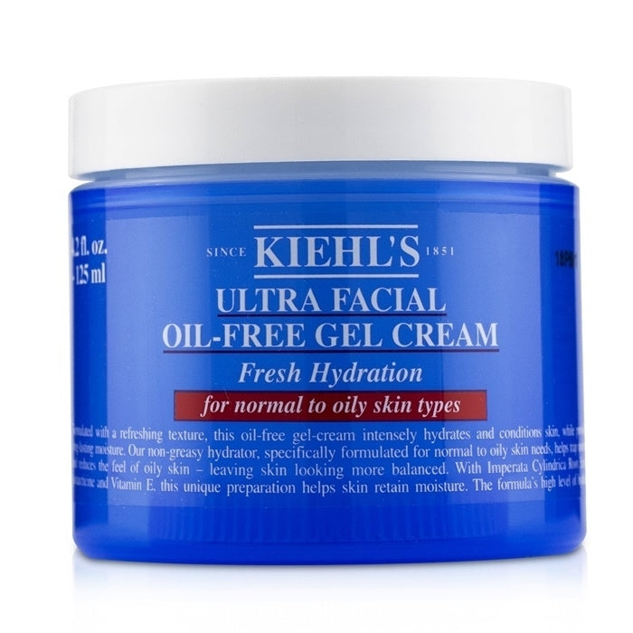 Kiehls Ultra Facial Oil-Free Gel Cream - For Normal to Oily Skin Types 125ml/4.2oz Image 1