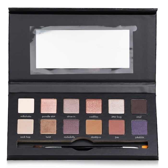 YBF Beauty Rock The Croc Eyeshadow Palette (12x Eyeshadow 1x Double Ended Eyeshadow Brush) 12x0.8g/0.03oz Image 1