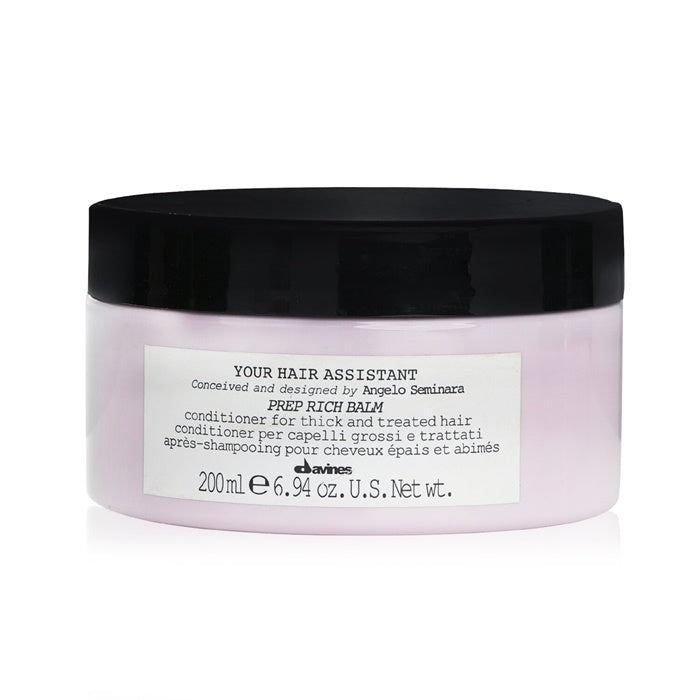 Davines Your Hair Assistant Prep Rich Balm Conditioner (For Thick and Treated Hair) 200ml/6.94oz Image 1