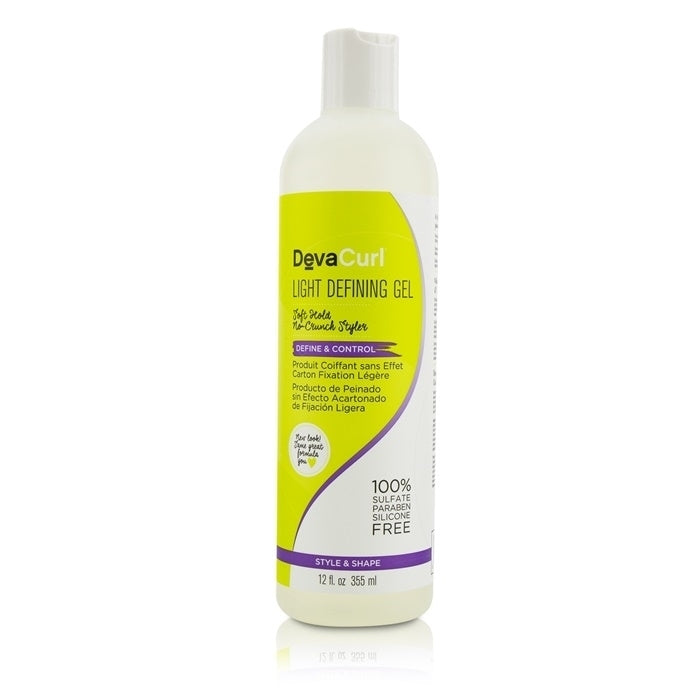 DevaCurl Light Defining Gel (Soft Hold No-Crunch Styler - Define and Control) 355ml/12oz Image 1