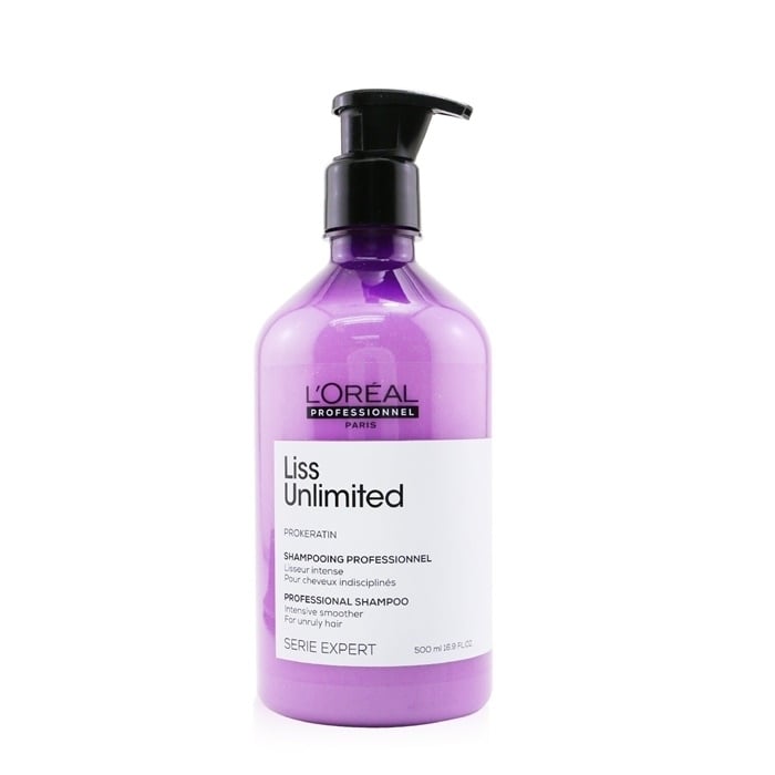 LOreal Professionnel Serie Expert - Liss Unlimited Prokeratin Intense Smoothing Shampoo 500ml/16.9oz Image 1