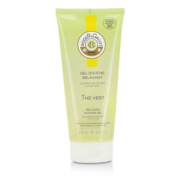 Roger and Gallet Green Tea (The Vert) Relaxing Shower Gel 200ml/6.6oz Image 1