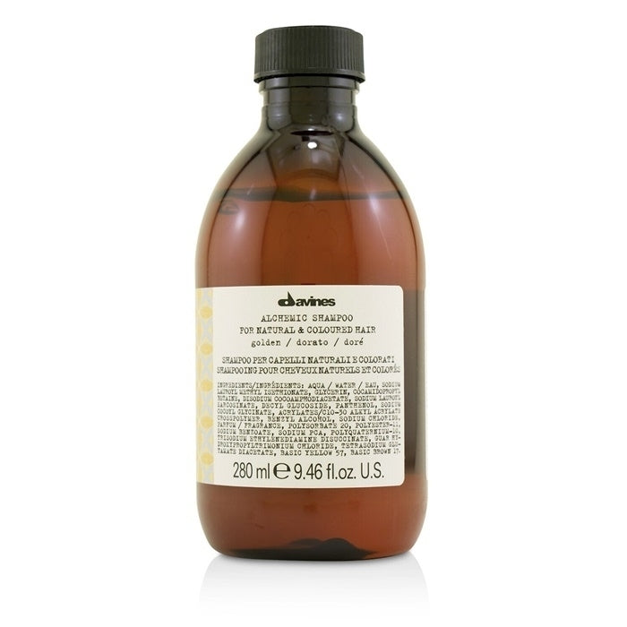 Davines Alchemic Shampoo -  Golden (For Natural and Coloured Hair) 280ml/9.46oz Image 1