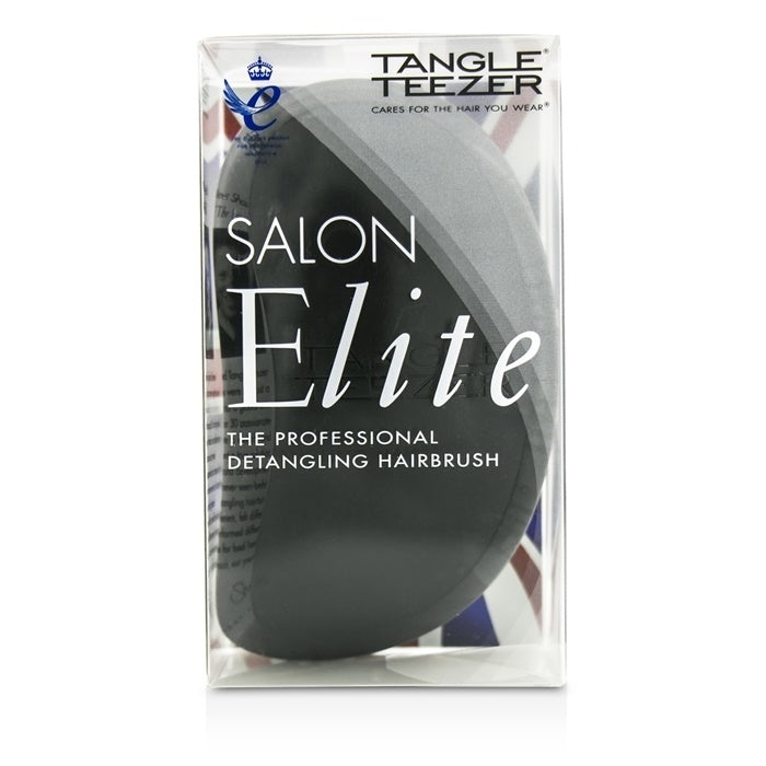 Tangle Teezer Salon Elite Professional Detangling Hair Brush - Midnight Black (For Wet and Dry Hair) 1pc Image 1