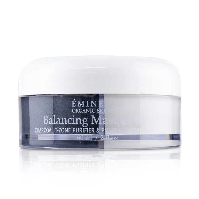 Eminence Balancing Masque Duo: Charcoal T-Zone Purifier and Pomelo Cheek Treatment - For Combination Skin Types 60ml/2oz Image 1