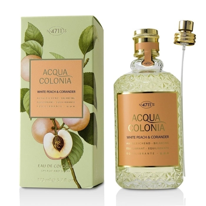 4711 Acqua Colonia White Peach and Coriander Eau De Cologne Spray 170ml/5.7oz Image 1