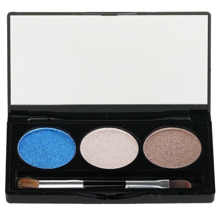 Laura Geller Baked Cream Glaze Trio Eyshadow Palette With Brush - Sandy Lagoon 3g/0.1oz Image 1