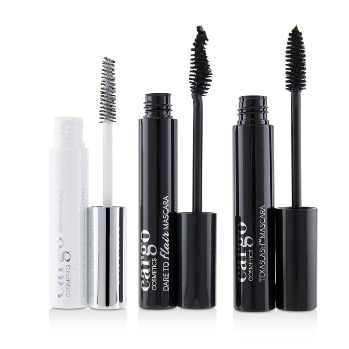 Cargo Mascara Kit: 1x Dare To Flair Mascara 1x Texalash Mascara 1x Swimmables Waterproof Mascara Topcoat 3pcs Image 1