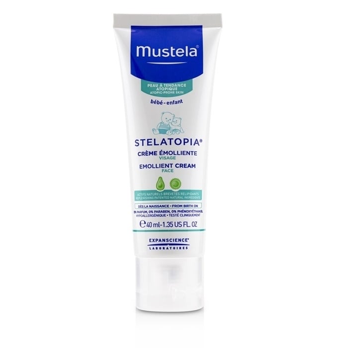 Mustela Stelatopia Emollient Cream For Face (Anti Redness Action) 40ml/1.35oz Image 1