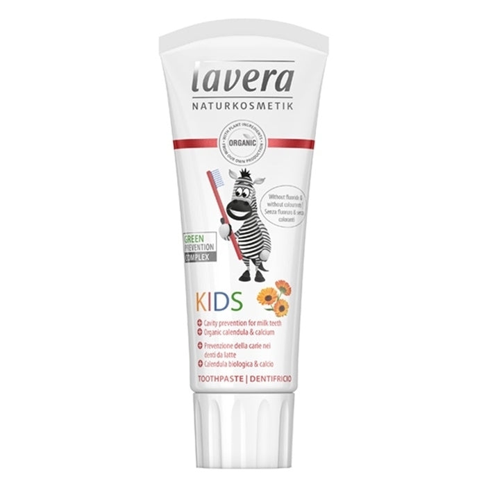 Lavera Toothpaste for Kids - With Organic Calendula and Calcium 75ml/2.5oz Image 1