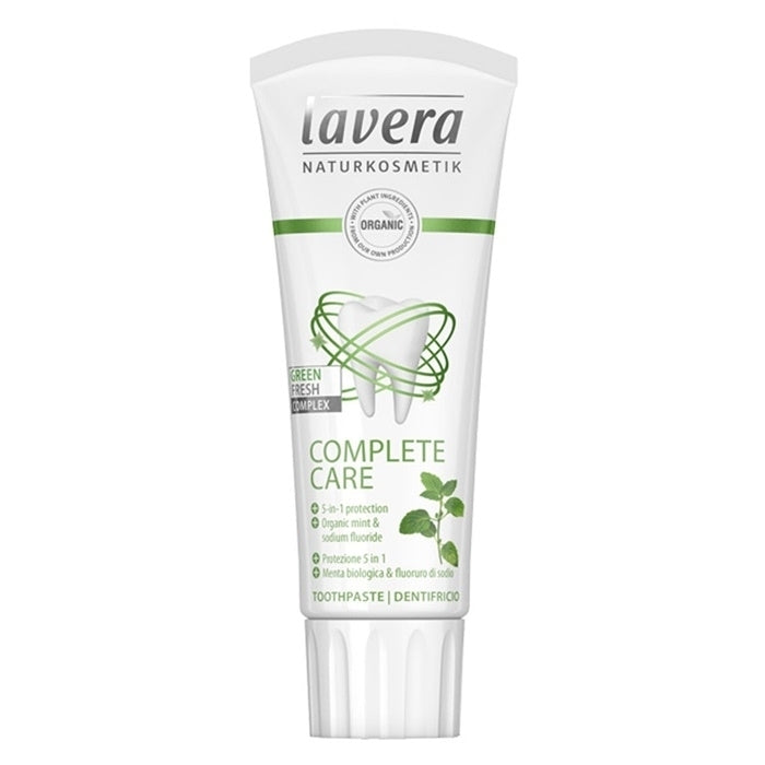 Lavera Toothpaste (Complete Care) - With Organic Mint and Sodium Fluoride 75ml/2.5oz Image 1