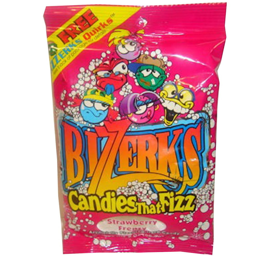 Bizzerks Frenzy Candy Strawberry 56.7gr x 24 Image 1