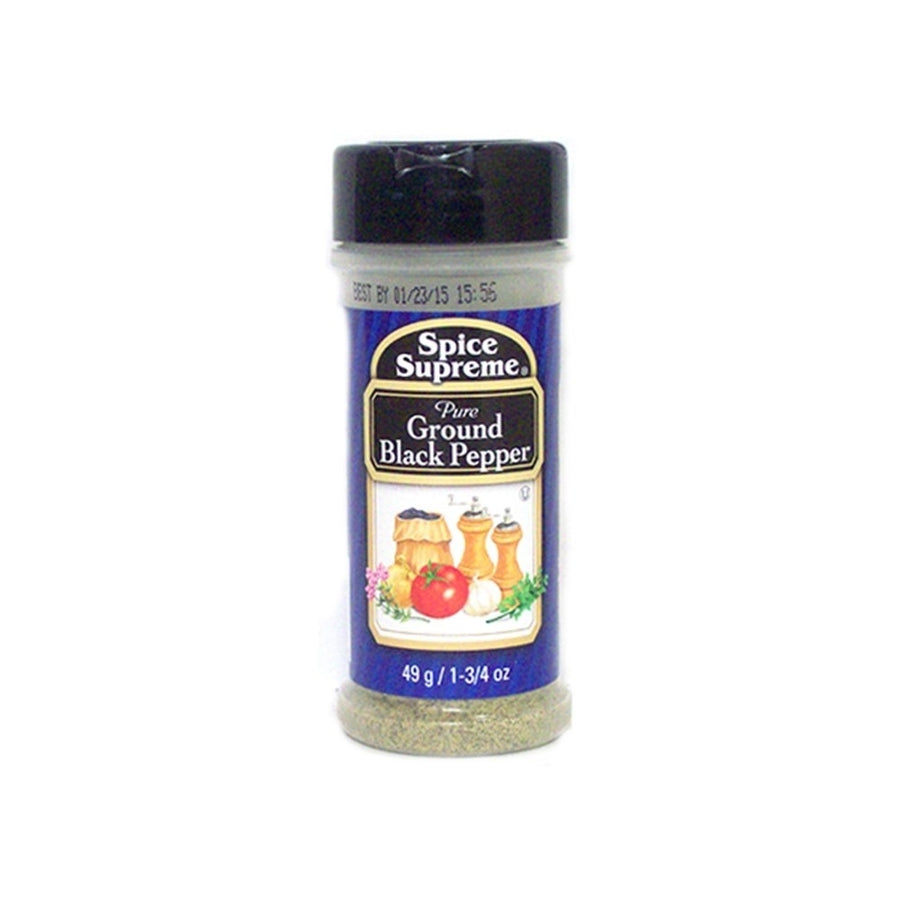 Spice Supreme - Pure Ground Black Pepper (49g) 380123 Image 1
