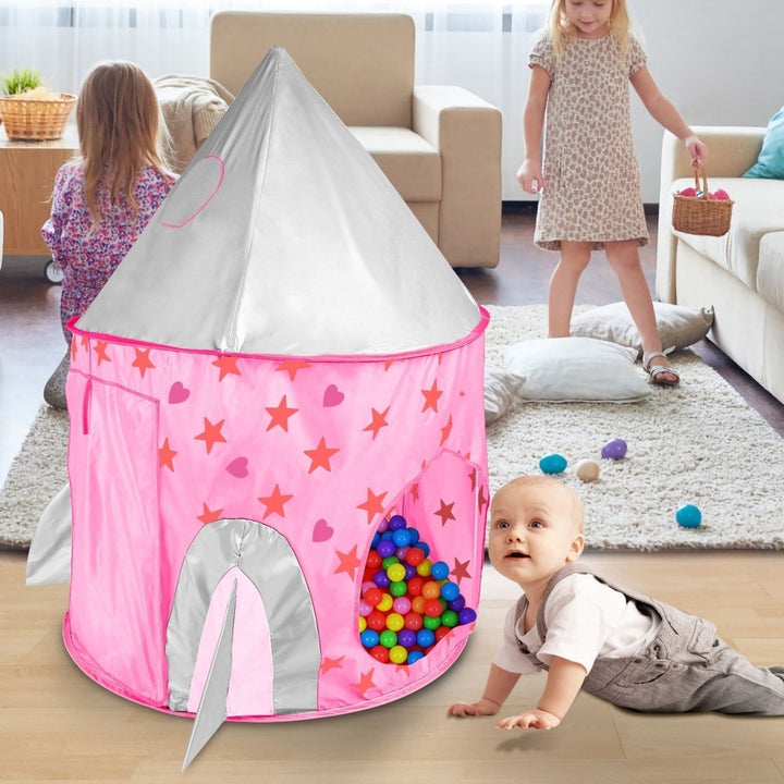 3 In 1 Child Crawl Tunnel Tent Kids Play Tent Ball Pit Set Foldable Children Play House Pop-up Kids Tent with Storage Image 10