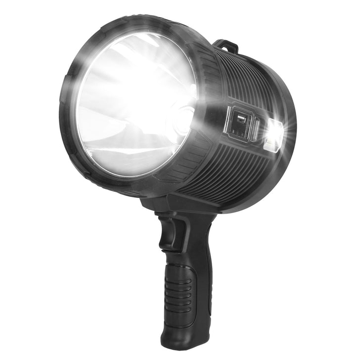 30000LM Rechargeable LED Searchlight IPX6 Waterproof Portable Handheld Spotlight Image 1