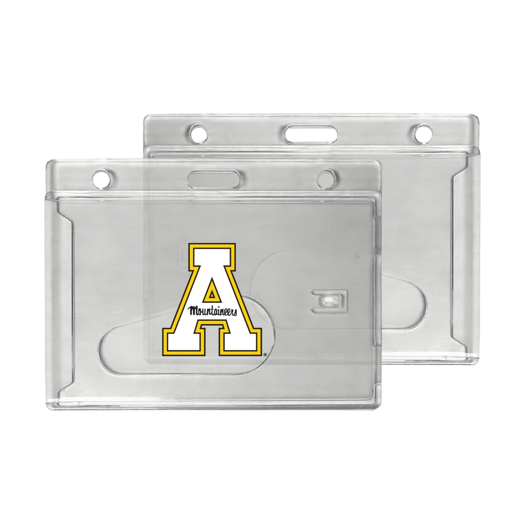 Appalachian State Officially Licensed Clear View ID Holder - Collegiate Badge Protection Image 1