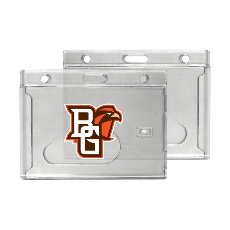 Bowling Green Falcons Officially Licensed Clear View ID Holder - Collegiate Badge Protection Image 1