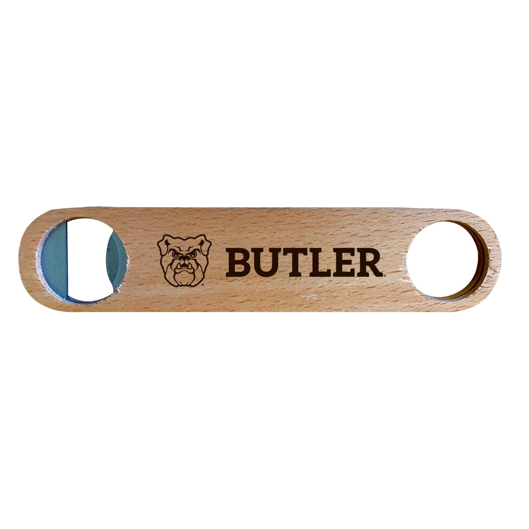 Butler Bulldogs NCAA Elegant Laser-Etched Wooden Bottle Opener - Collegiate Bar Accessory Image 1