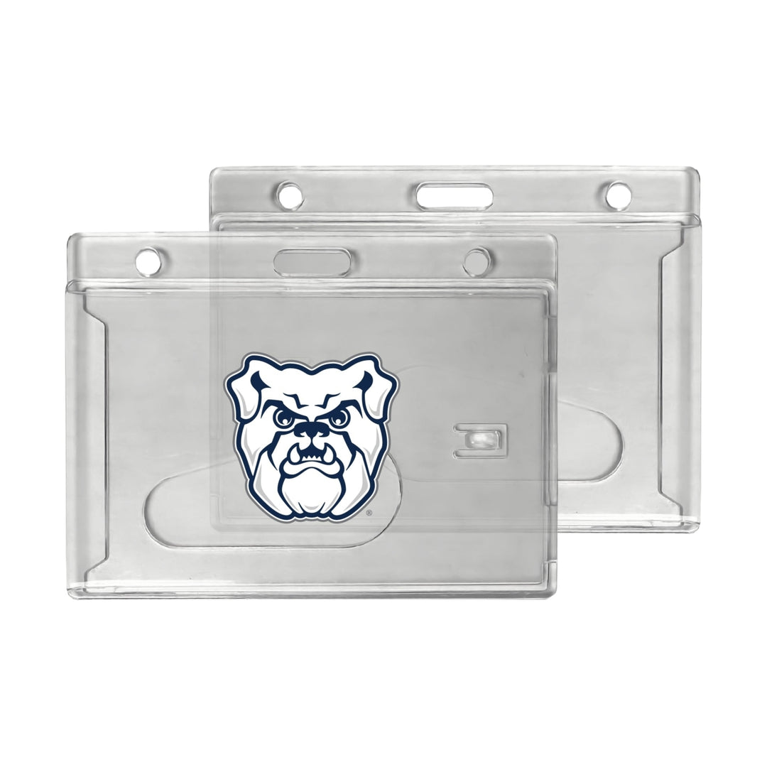 Butler Bulldogs Officially Licensed Clear View ID Holder - Collegiate Badge Protection Image 1